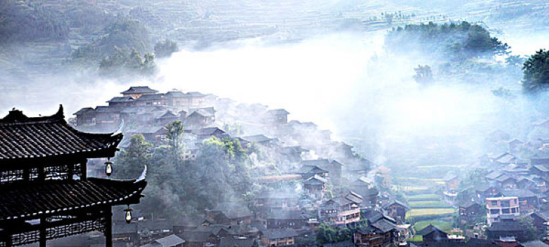 贵州雷山县西江千户苗寨