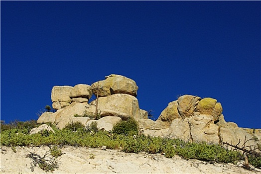 岩石构造,途中,国家森林,亚利桑那