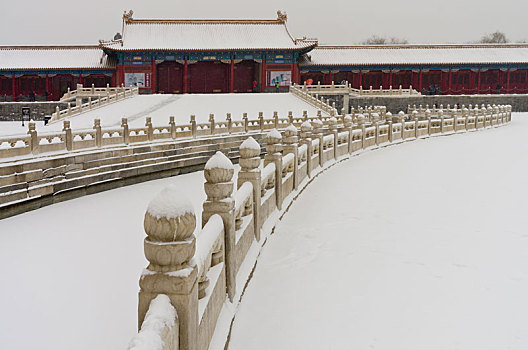 故宫,冬天,北京,中国