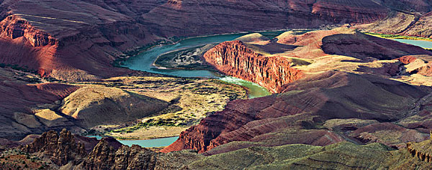 科罗拉多河,风景,大峡谷国家公园,亚利桑那,美国