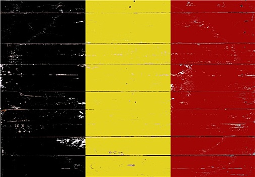 比利时,旗帜,涂绘,木板