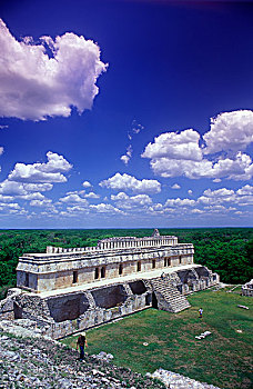 宫殿,卡巴,世界遗产,玛雅,城镇,乌斯马尔,尤卡坦州,墨西哥