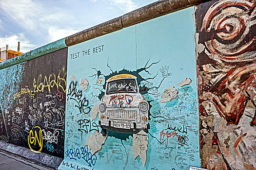 柏林墙,东方,画廊,柏林