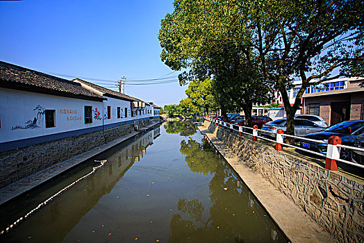 鄞州,东吴镇,村庄,门前河,老房子,小溪