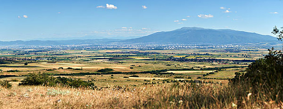 索非亚,山谷,山,保加利亚