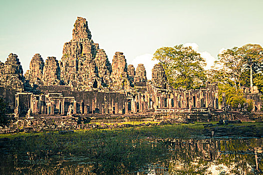 吴哥窟,柬埔寨,巴戎寺,高棉,庙宇,历史,地点
