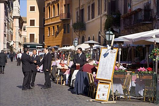 餐馆,纳佛那广场,罗马,意大利,欧洲
