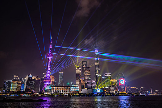 上海夜景灯光秀