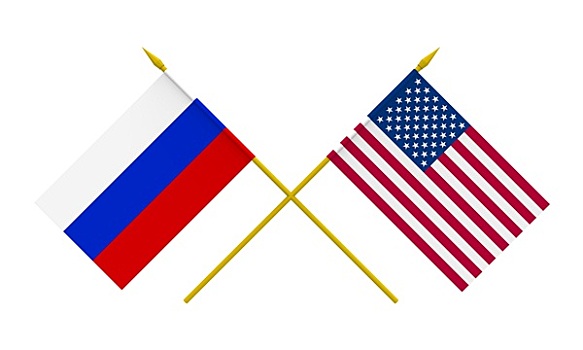 旗帜,美国,俄罗斯