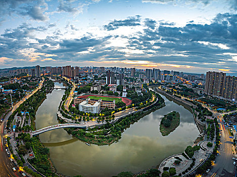 湖南邵阳夜景