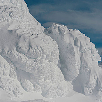 积雪,石头,惠斯勒,不列颠哥伦比亚省,加拿大