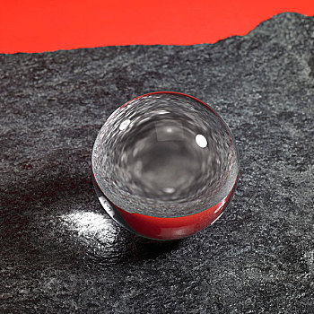 水晶球,石头,表面