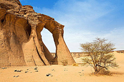 锡,砂岩,拱形,阿卡库斯,山峦,利比亚沙漠,利比亚,撒哈拉沙漠,北非,非洲
