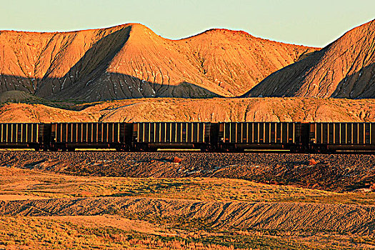 货运列车,荒芜,亚利桑那,美国