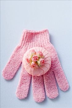 粉色,手套