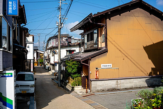 日本城镇街道风景