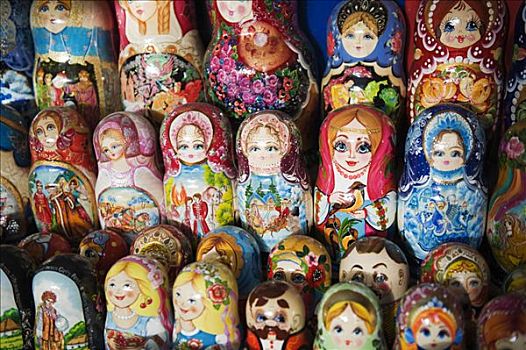 乌克兰,基辅,俄国玩偶,纪念品,出售