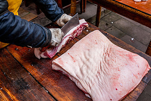 四川省雅安上里古镇的坨坨肉