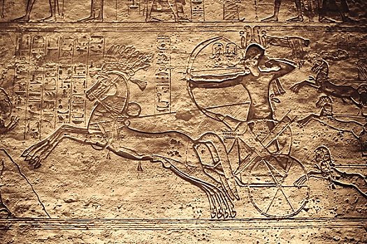 埃及,阿布辛贝尔神庙,雕塑,拉美西斯二世神庙,浮雕