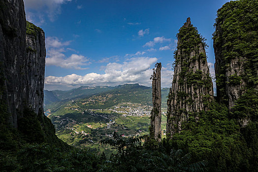 恩施,大峡谷,风景,景点,旅游,高山,山区,神秘,树木,植被,石头,鄂西,奇石,峡谷,壮观