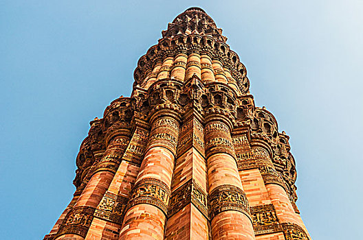 尖塔,德里,印度