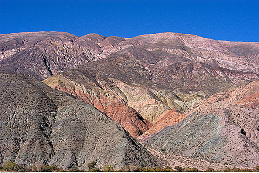 彩色,山峦,普尔马马卡,胡胡伊省,阿根廷