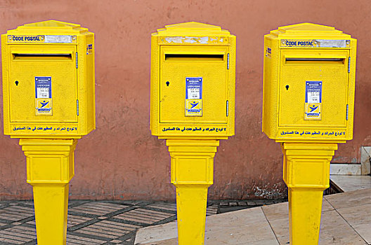 信箱,皇家,摩洛哥,邮政,玛拉喀什,非洲