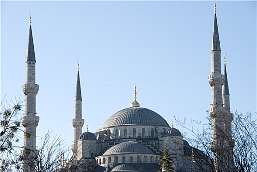 圣索菲亚教堂,全景,土耳其,伊斯坦布尔