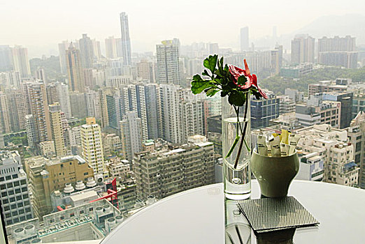 朗豪酒店,俯瞰旺角景色,香港九龙旺角