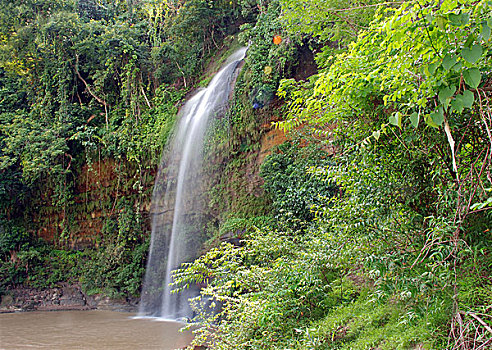 水,自然,瀑布,孟加拉,十月,2007年