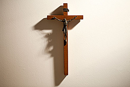 木质,耶稣十字架,墙壁