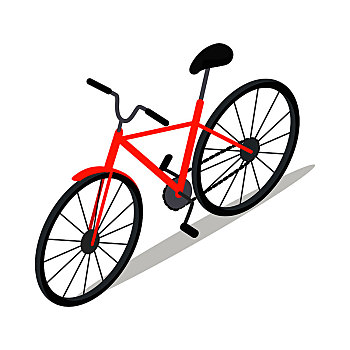 自行车,象征,设计,隔绝,橙色,运输,安全,物品,骑自行车,比赛,运动,山地自行车,旅行,矢量,插画