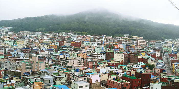 韩国釜山城市景观