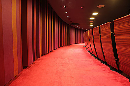 国家大剧院巨蛋内部素材及大面积地面钢梁图片