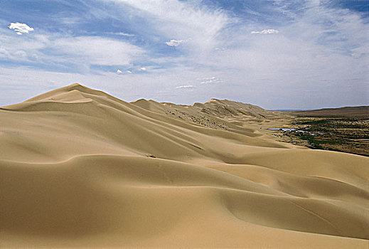 沙丘,戈壁沙漠,蒙古