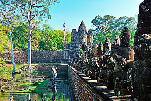 柬埔寨,收获,遗址,巴戎寺,吴哥窟,庙宇