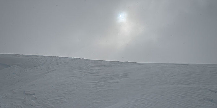 太阳,发光,上方,积雪,山,惠斯勒,不列颠哥伦比亚省,加拿大