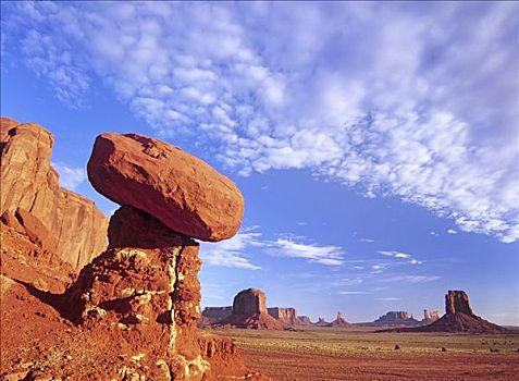 蘑菇岩,纪念碑谷,部族,公园,亚利桑那