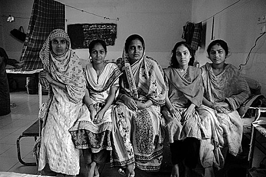 病患,姿势,国家,疾病,胸部,医院,达卡,孟加拉,八月,2005年,负担