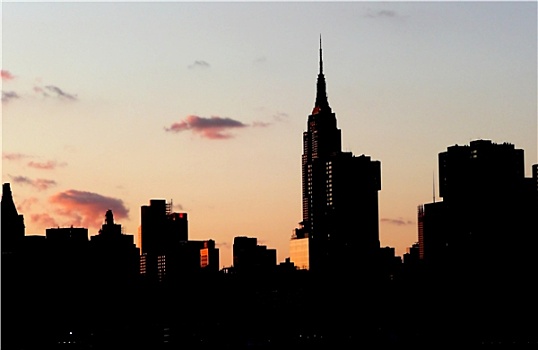 曼哈顿,日落