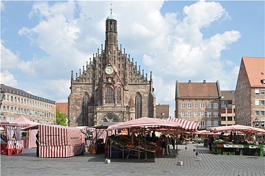 市场,圣母教堂