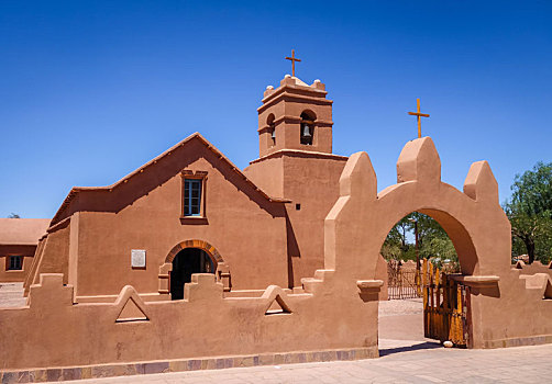 教堂,佩特罗,阿塔卡马沙漠,智利