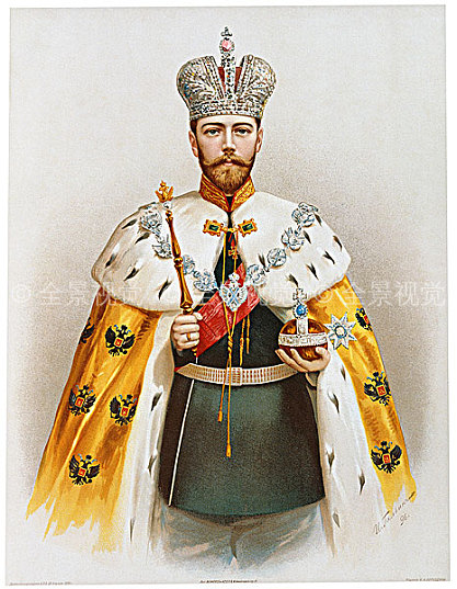 肖像,沙皇,俄罗斯,1896年_高清图片_全景视觉