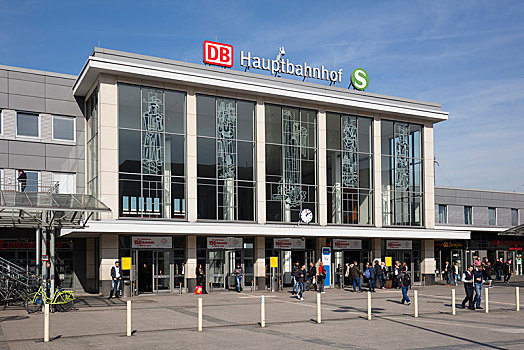 中央车站,多特蒙德,鲁尔区,北莱茵威斯特伐利亚,德国,欧洲