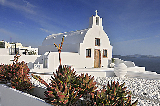 传统,教堂,风格,圣托里尼岛,希腊,地标