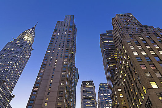 克莱斯勒大厦,写字楼,曼哈顿,纽约,美国