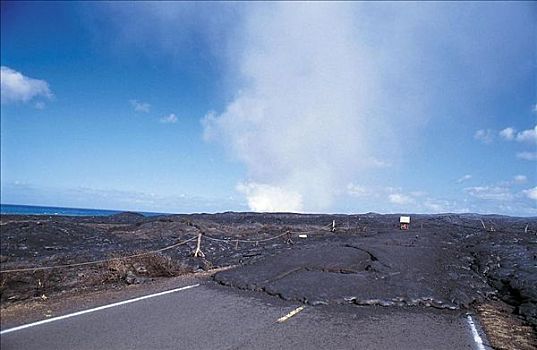火山作用,火山,国家公园,夏威夷,夏威夷大岛,美国,太平洋