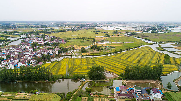 航拍乡村风光