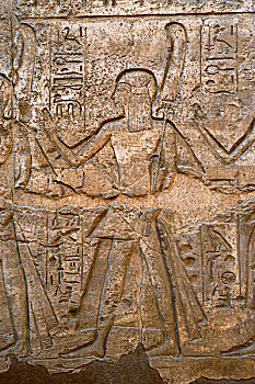 埃及艺术,埃及,宗教,队列,纪念,开着,路克索神庙,建造,拉美西斯二世,王子,鸵鸟,羽毛,给,第一,院落,卢克索神庙