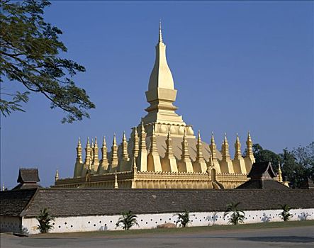 塔銮寺,万象,老挝